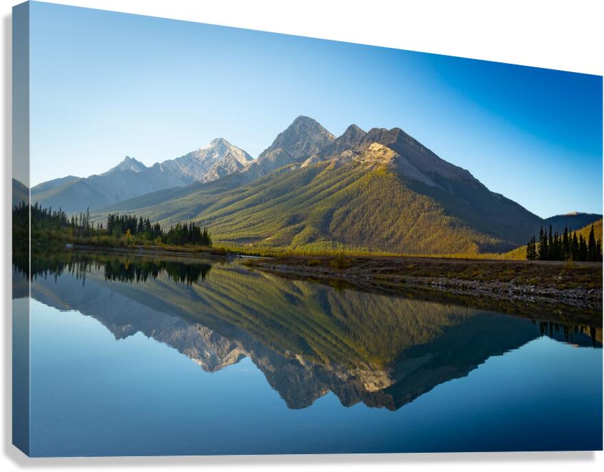 Goat Mountain s Magical Mirror Canvas Print