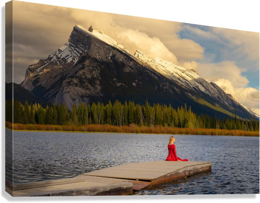 At Last the Stillness Canvas Print