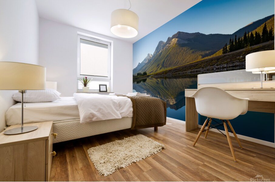 Goat Mountain s Magical Mirror Mural print