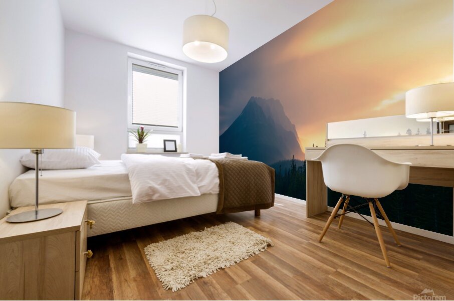 Rainy Splendor Mural print