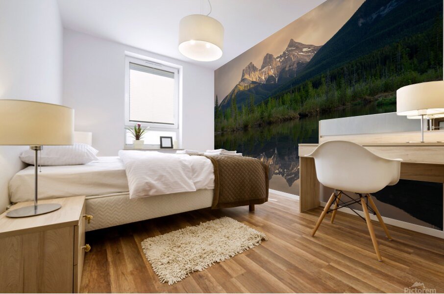 Sisters  Reflection Mural print