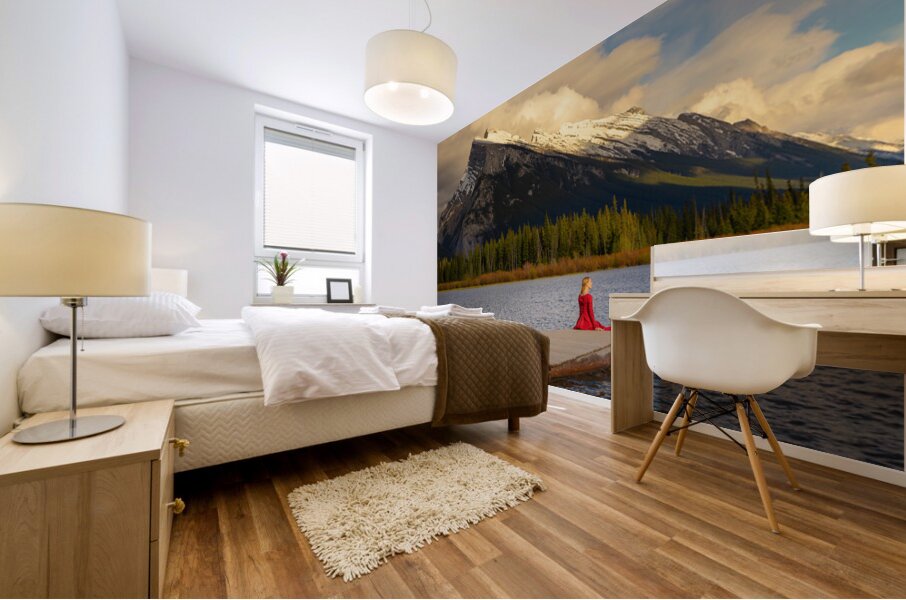 At Last the Stillness Mural print