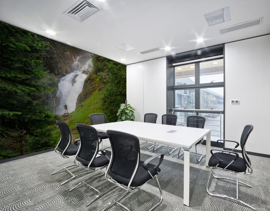 Embracing Bear Creek Falls  Majesty Wall Printing