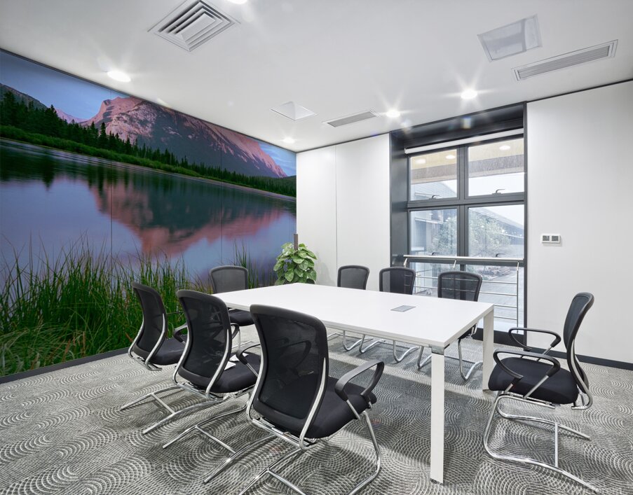 Rosy Reflection Wall Printing