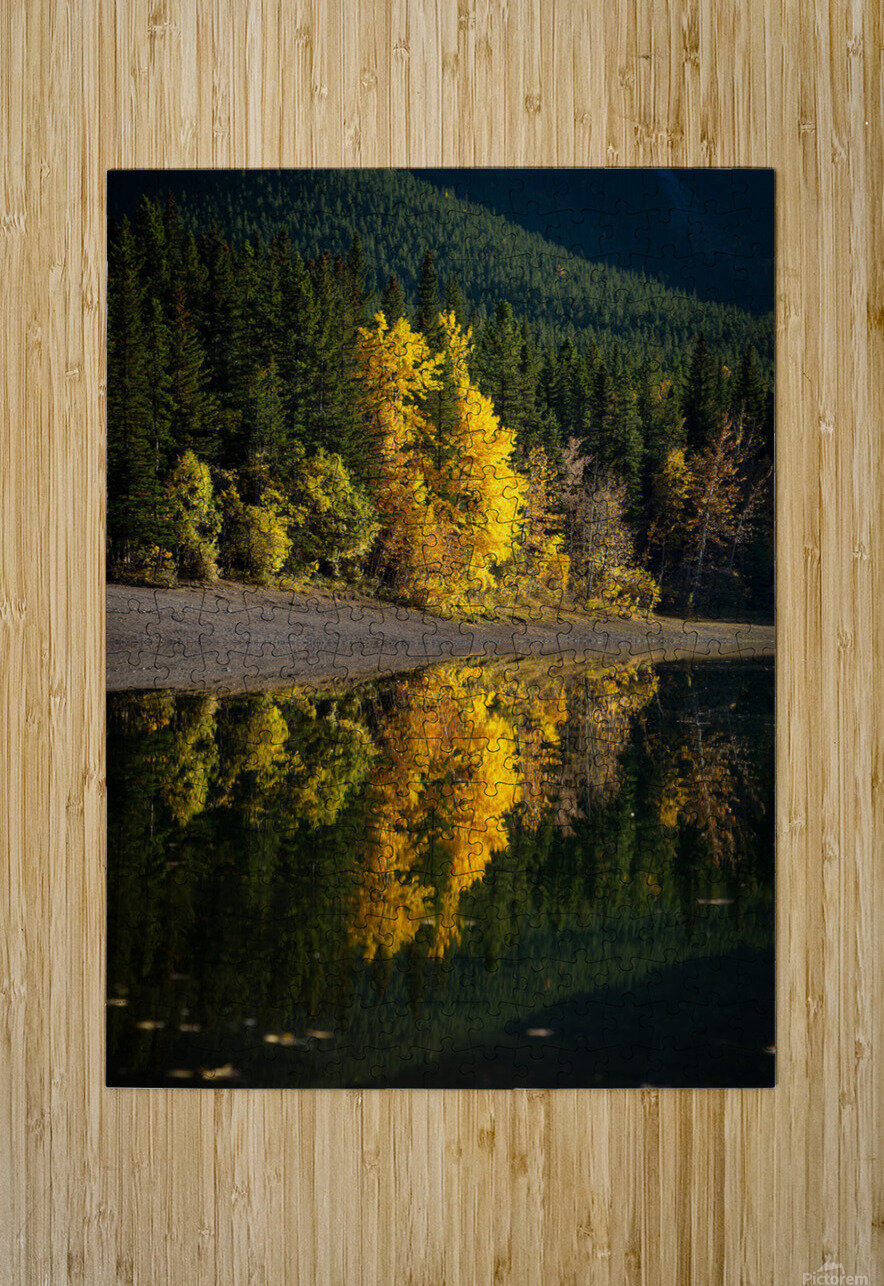 Golden Reflection Maxime Poulin Puzzle printing