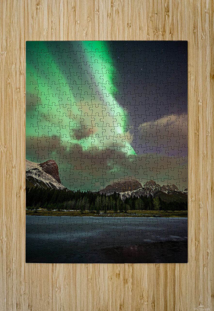 The Emerald Dance of the Lady in the Sky Maxime Poulin Puzzle printing