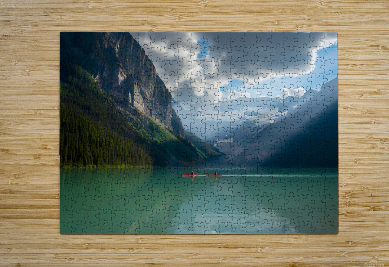 Serenity on Lake Louise Maxime Poulin Puzzle printing