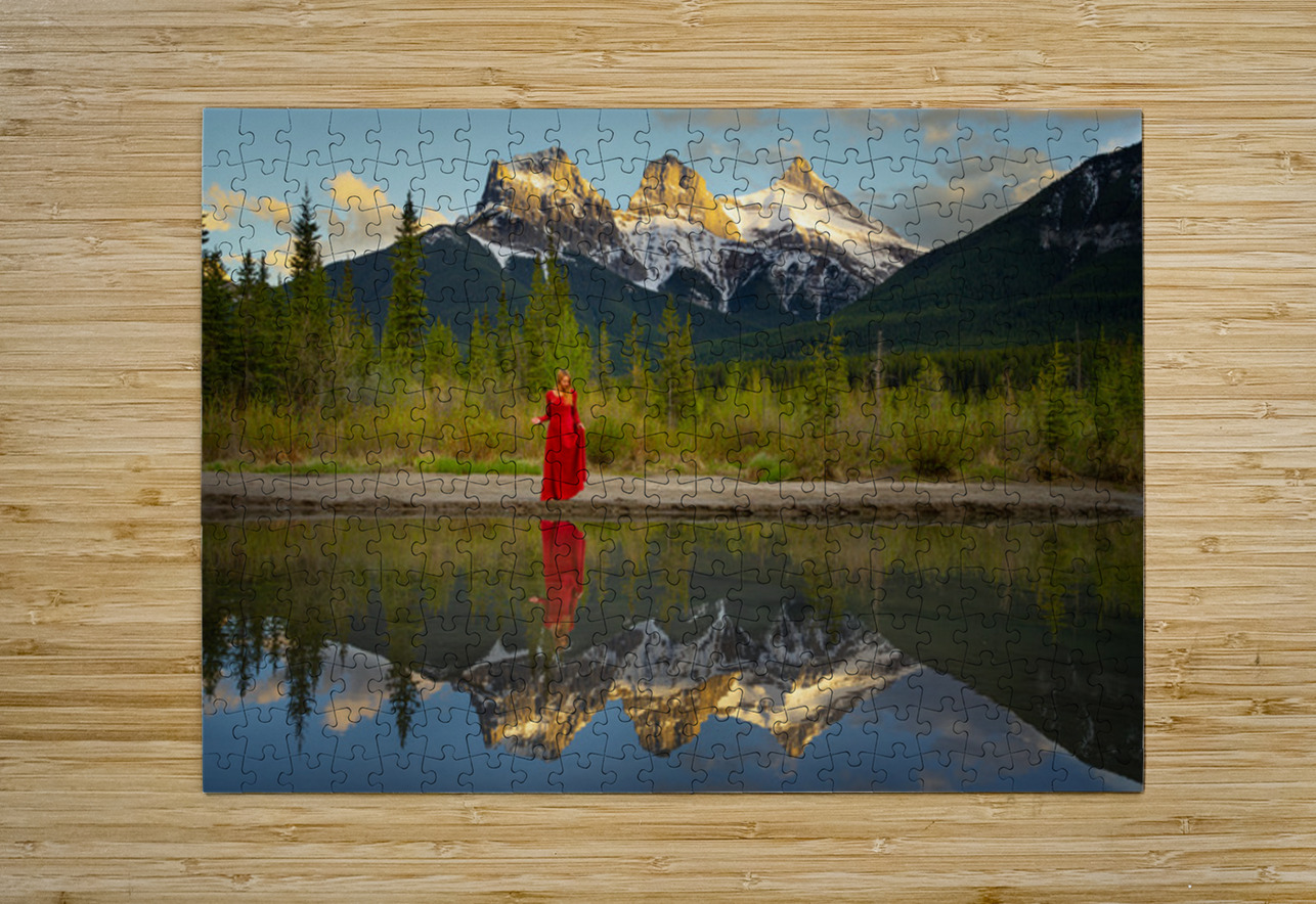 Between Peaks Maxime Poulin Puzzle printing