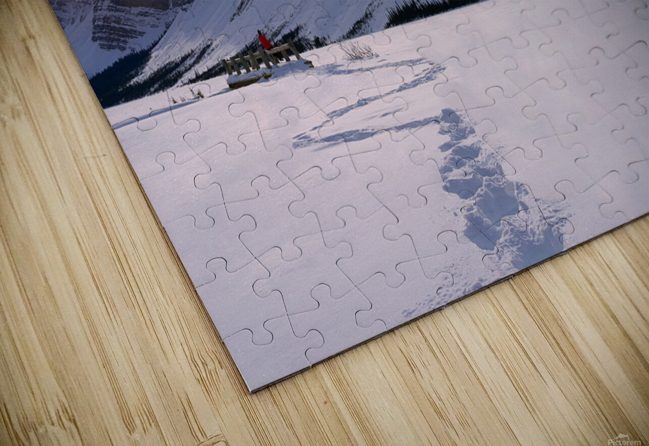 Tranquility by the Frozen Lake Maxime Poulin Puzzle